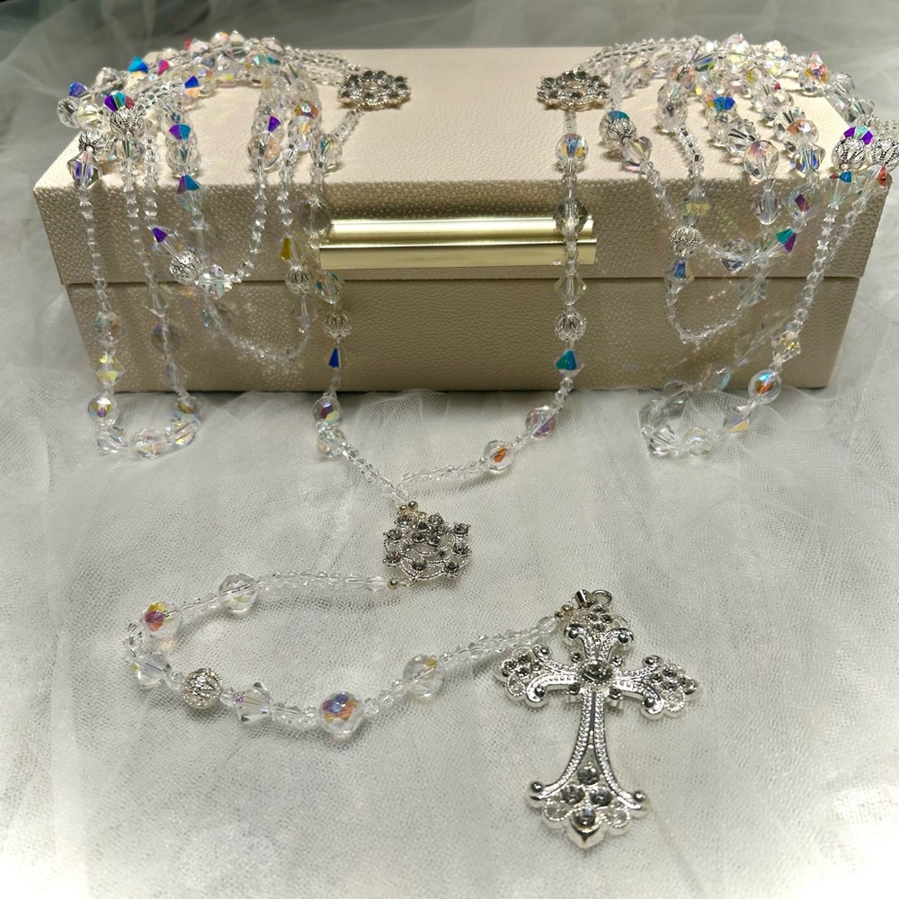Crystal & Silver Wedding Lazo / Unity Rope